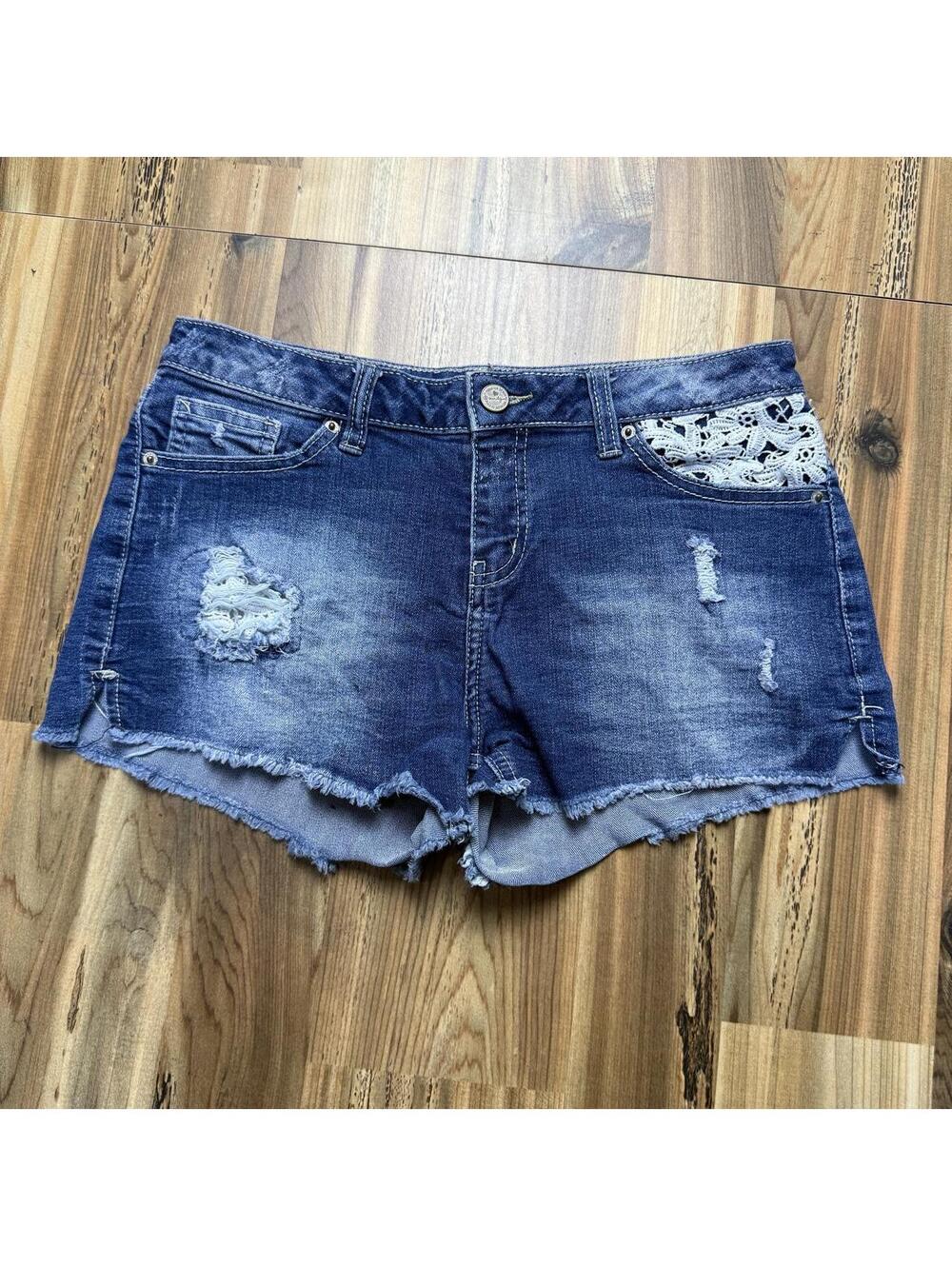Y2K Low Rise Denim Shorts